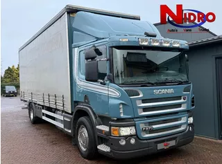 Scania P P270 Schuifzeil I Manual I AC I 1500 KG Dhollandia LBW I Loading space L730 B245 H265
