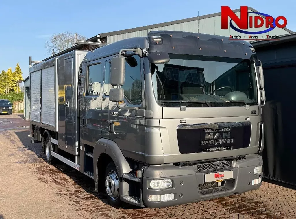 MAN TGL 8.180 EEV CrewCab I AC I Crane I Winch I Power elektric install