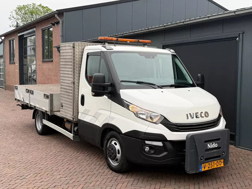Iveco Daily 40C18 3.0 Hi Matic Openlaadbak 3.7m Amco Veba Kraan AC Euro 6