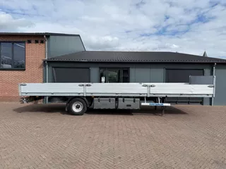 Vergauwe BE Oplegger 6.6 Ton 850cm x 220cm Openlaadbak Nette staat