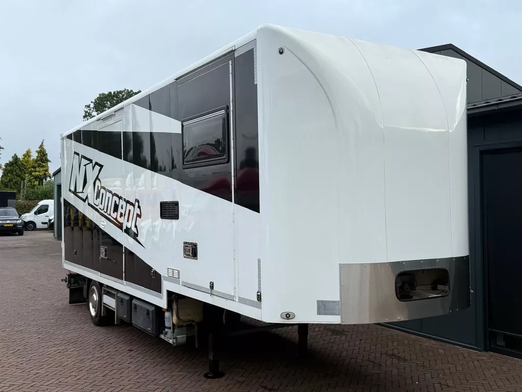 Vergauwe Be Oplegger 6.6 Ton Camper / Motorcross trailer Standkachel