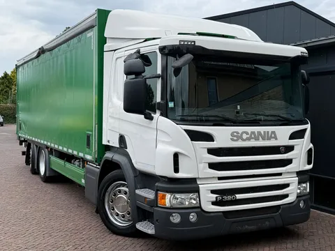 Scania P P320 Schuifzeil 735x245x215 Steering Axle Navi Cam Euro 6