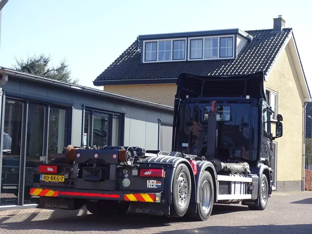 Scania G G410 HAAKARM 21 ton LEER NAVI CAM verkocht