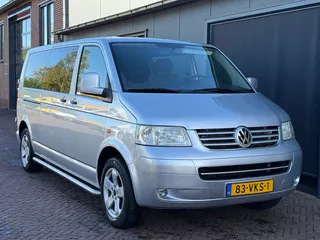 Volkswagen Transporter 2.5 TDI L2 DC 131pk Airco Young Timer 1e eigenaar Lmv Sidebars