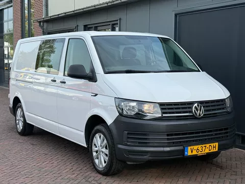 Volkswagen Transporter 2.0 TDI L2 Airco Dubbel Cabine 102PK Trekhaak 1e Eigenaar NAP Euro 6