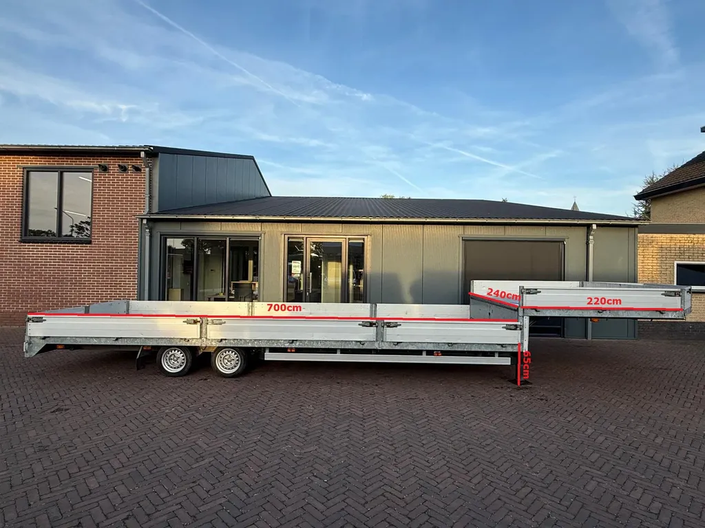 Masta Dieplader Be Oplegger | 5 Ton | 10 Meter | 2660KG Laadvermogen