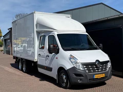 Renault Master 2.3CDI Clixtar Dubbel Cabine Euro 6 (N1) AC 1000KG Laadklep