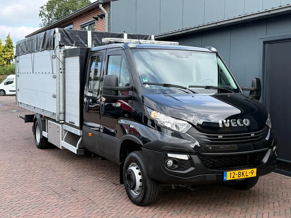 Iveco Daily 70C18 Kipper Dubbel Cabine C1 16 Ton Samenstel Vangmuil