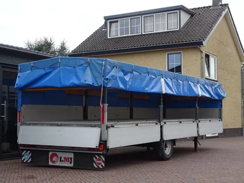 LMJ Be Oplegger Open/ Zeil Camera Lucht Vering Loadcap 4800 KG LMJ Be Oplegger Open/ Zeil Camera Lucht Vering Loadcap 4800 KG