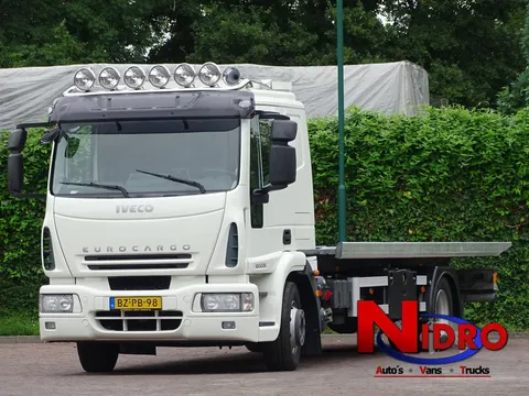 Iveco Eurocargo 120E25 Abschleppwagen Towtruck Full Air 31.000KM! Winch Euro 5 Leather Bed